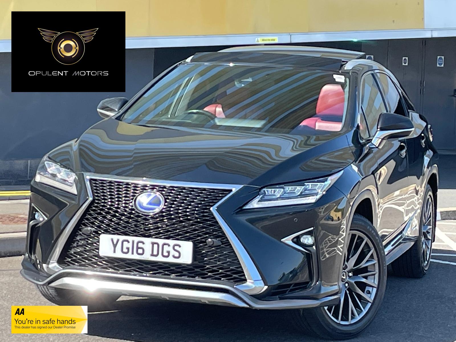 Lexus RX 3.5 450h V6 F Sport SUV 5dr Petrol Hybrid CVT 4WD Euro 6 (s/s) (313 ps)