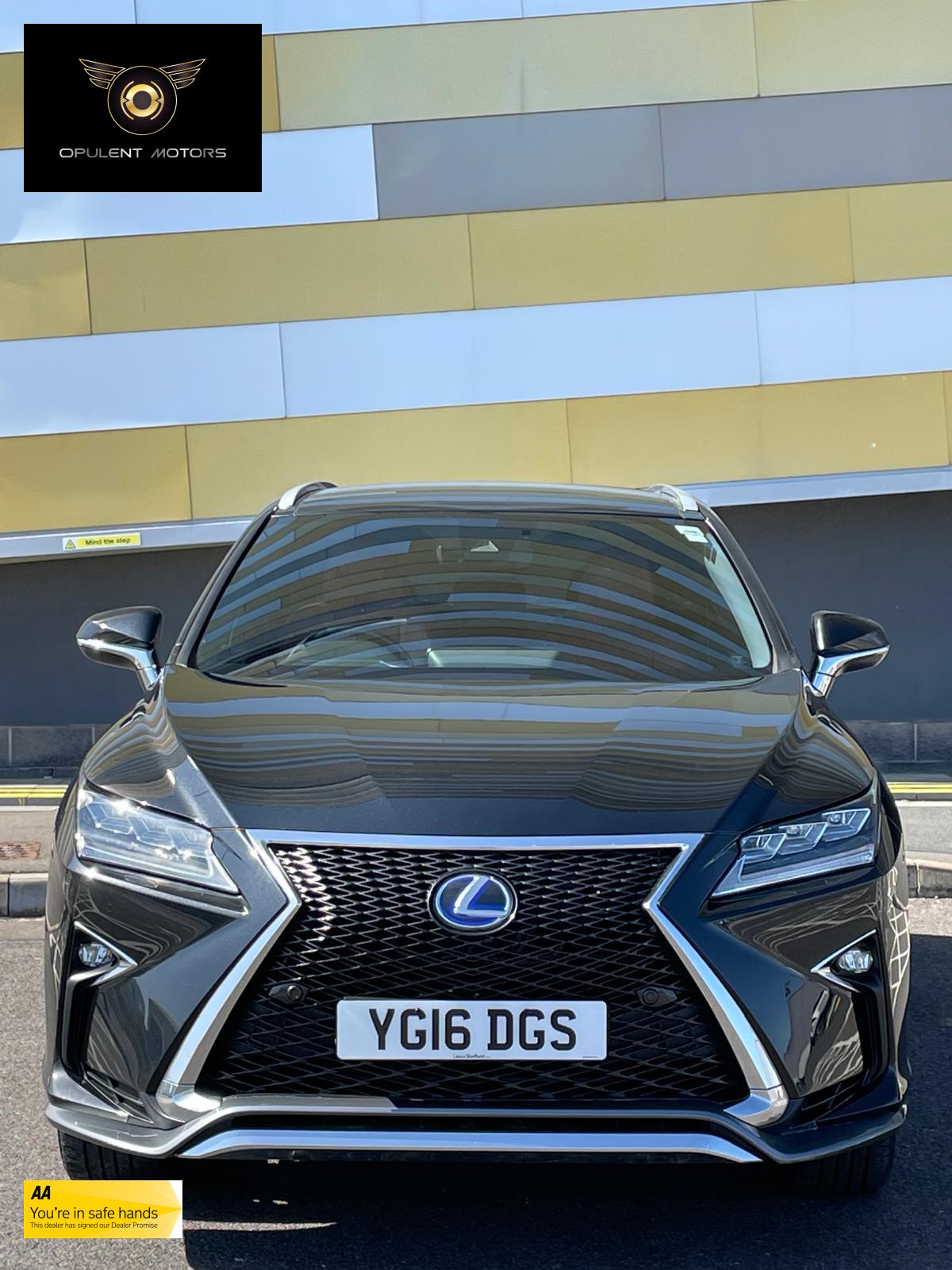 Lexus RX 3.5 450h V6 F Sport SUV 5dr Petrol Hybrid CVT 4WD Euro 6 (s/s) (313 ps)