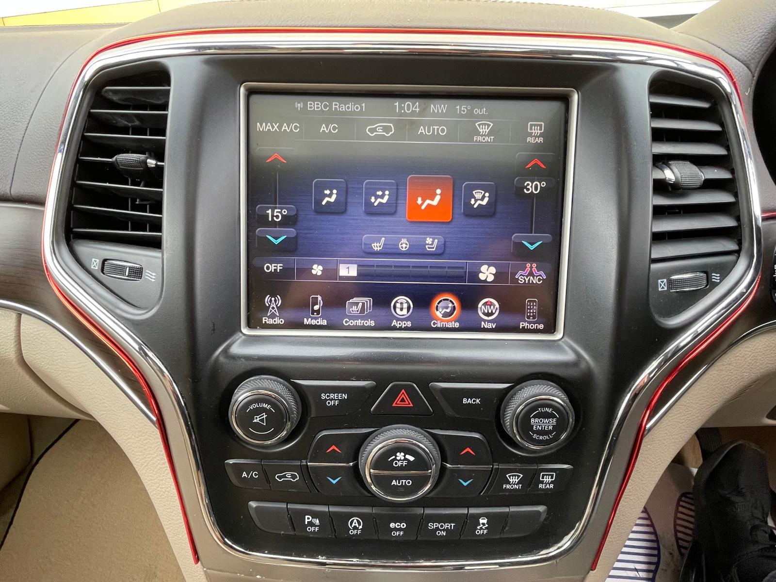 Jeep Grand Cherokee 3.0 V6 CRD Overland SUV 5dr Diesel Auto 4WD Euro 6 (247 bhp)