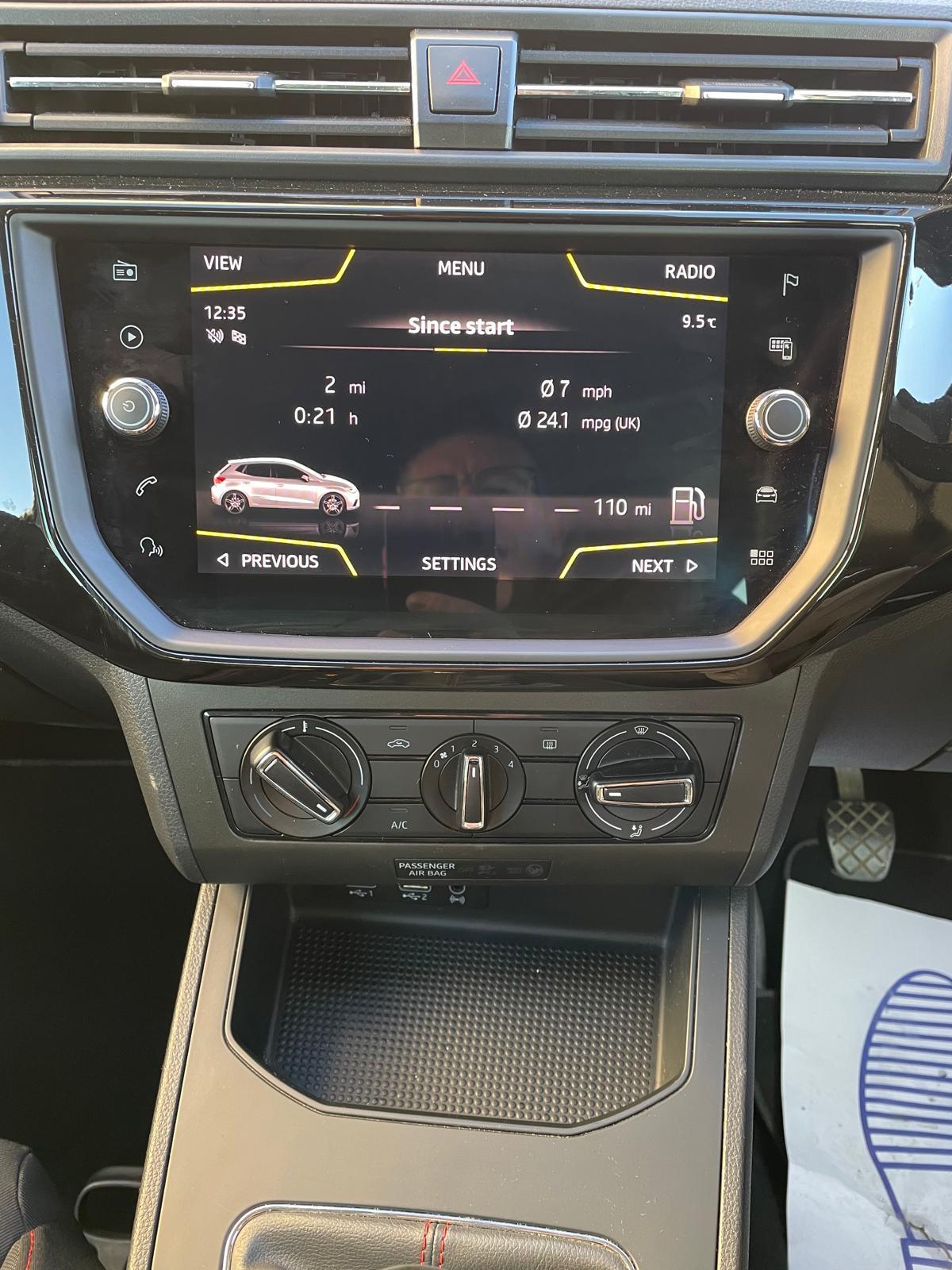 SEAT Ibiza 1.0 TSI FR Hatchback 5dr Petrol Manual Euro 6 (s/s) GPF (115 ps)